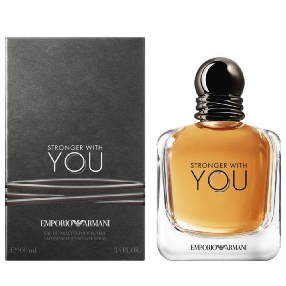 Armani Stronger With You EDT 100 мл - ПАРФЮМ за мъже - Amerolux Bulgaria Armani Stronger With You EDT 100 мл - ПАРФЮМ за мъже - Amerolux Bulgaria