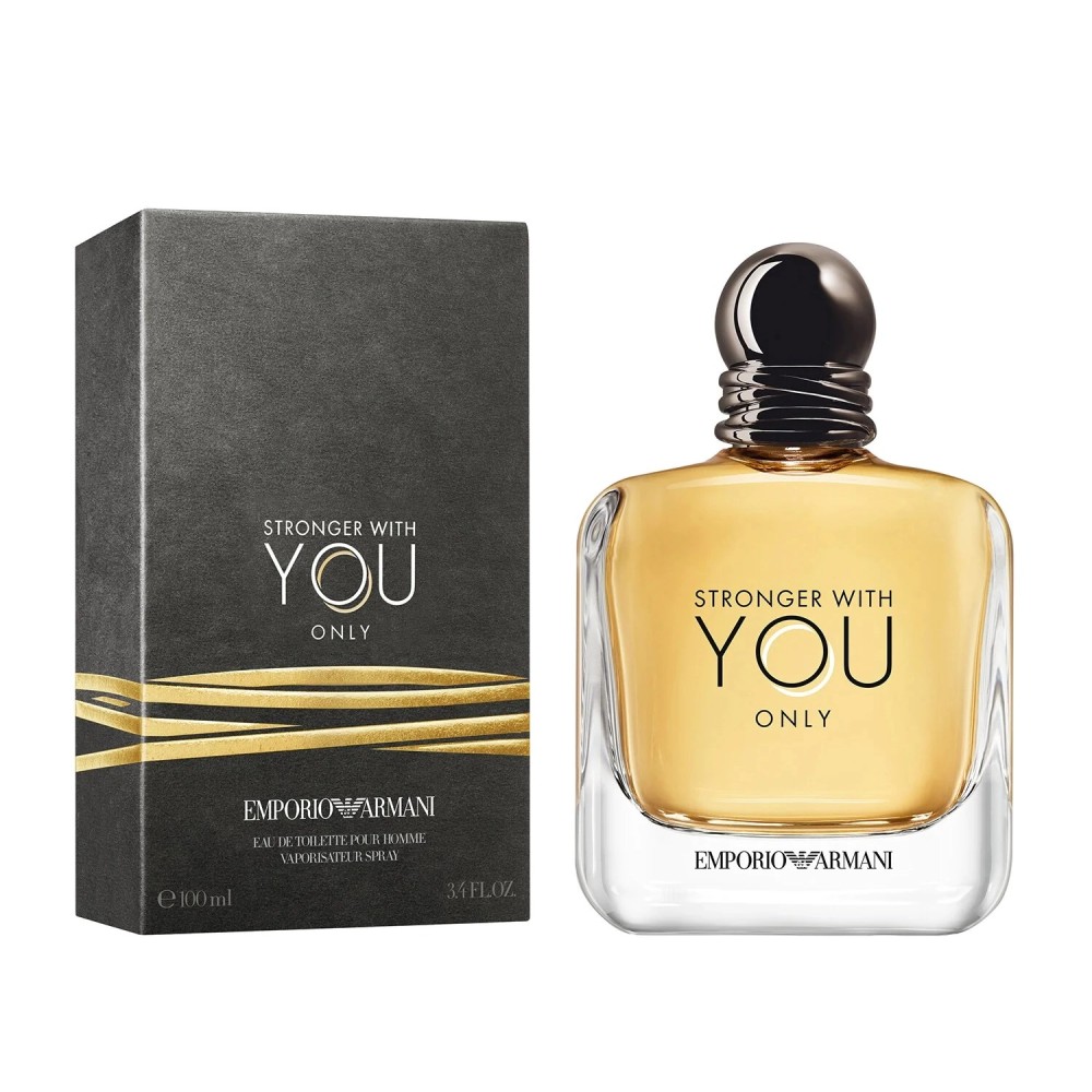 Armani Stronger With You Only EDT 100 мл - ПАРФЮМ за мъже - Amerolux Bulgaria