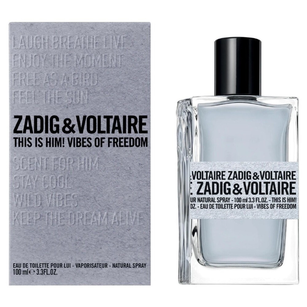 Zadig & Volitaire For Him Vibes of Freedom EDT 100 мл - ПАРФЮМ за мъже - Amerolux Bulgaria