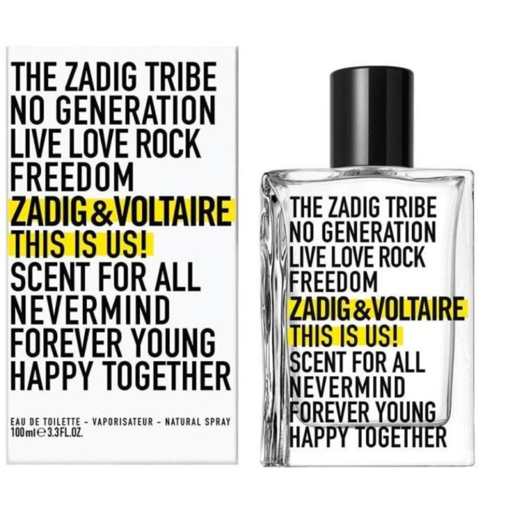 Zadig & Voltaire This Is Us EDT 100 мл - ПАРФЮМ Унисекс - Amerolux Bulgaria